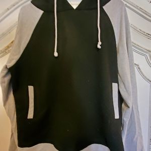Black and gray hoddie